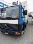 Mercedes Milk Delivery Truck with Thermo King Reefer Unit, (2) Right Side Hinged Doors and (2)