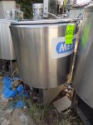 Ermicon (Packo) Aprox. 200L/52 Gal. S/S Jacketed Farm Tank with Hinged Lid, Twin Blade Prop, Motor