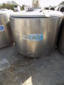 ALFA LAVAL , 1030L, S/S Jacketed Farm Tank With Twin Blade Prop , With Hinged Lid Missing , Motor