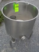 S/S Balance Tank withThree Inlets and Outlet Pipes, DIN 40 and Bottom, DIN 50 ( 25.00 Euro Rigging &