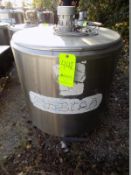 Ermicon (Packo) 200L/52 Gal. S/S Jacketed Farm Tank, Twin Blade Prop, Motor with Freon Condenser and