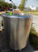 Paasch Silkeborg, Aprox. 500 L/132 Gal. Jacketed S/S Tank, Type C31A, S/N 1976 (NOTE: Broken