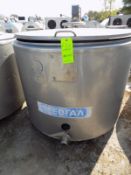 WEDHOLMS , 900L, S/S Jacketed Farm Tank With Twin Blade Prop , With Hinged Lid , Motor With Freon
