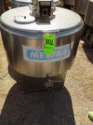 Ermicon (Packo) Aprox. 200L/52 Gal. S/S Jacketed Farm Tank with Hinged Lid, Twin Blade Prop, Motor