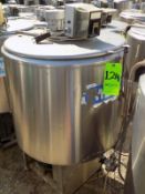 Ermicon (Packo) Aprox. 200L/52 Gal. S/S Jacketed Farm Tank with Hinged Lid, Twin Blade Prop, Motor