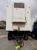Fridge Tandem Axle Unit with Thermo King Reefer , Right Side Hinged Door and (2) Hinged Back
