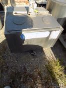 S/S Jacketed Farm Tank , Twin Blade Prop ,Motor With Freon Condenser and Control Unit,Hinged Lid ,
