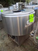 Ermicon (Packo) Aprox. 200L/52 Gal. S/S Jacketed Farm Tank with Hinged Lid, Twin Blade Prop, Motor