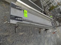 Aprox. 200 cm L x 40 cm W Double Track S/S Conveyor with S/S Belts and DrIve Motor EUR 50.00 Euro