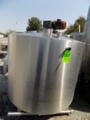 Dome Top S/S Tank with Hinged Lid and Agitator (NOTE: ID Plate Not Available) EUR 100.00 Euro