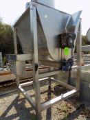 Inokat S/S Cheese Hopper with Screw Auger and (2) Drive Motors (Utilized for Filling Cheese into