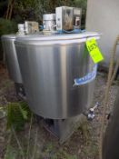 Ermicon (Packo) Aprox. 200L/52 Gal. S/S Jacketed Farm Tank with Hinged Lid, Twin Blade Prop, Motor