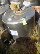Japy Aprox. 320 L/85 Gal. Jacketed S/S Farm Tank with Hinged Lid, Twin Blade Prop, Motor with
