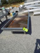 S/S Cheese Table (Utilized for Feta Cheese) (NOTE: ID Plate Not Available and Table Left Outside)