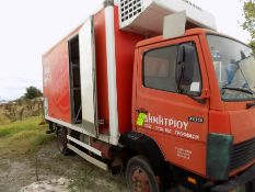 Mercedes Milk Delivery Truck with Thermo King SDZ Max Reefer Unit, Right Side Hinged Door, (2)