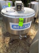Ermicon (Packo) Aprox. 200L/52 Gal. S/S Jacketed Farm Tank with Hinged Lid, Twin Blade Prop, Motor