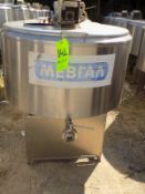Ermicon (Packo) Aprox. 200L/52 Gal. S/S Jacketed Farm Tank with Hinged Lid, Twin Blade Prop, Motor