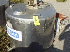 Japy Aprox. 320 L/85 Gal. Jacketed S/S Farm Tank with Hinged Lid, Twin Blade Prop, Motor with