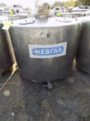 JAPY ,750L , S/S Jacketed Farm Tank , Twin Blade Prop ,Motor With Freon Condenser and Control Unit,