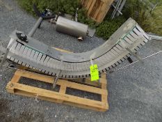 Aprox. 170 cm L x 27 cm W S/S Conveyor Bend with Plastic Chain and Aprox. 55 kw Drive Motor EUR 50.