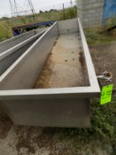 Aprox. 353 cm L x 70 cm W x 45 cm Deep Open S/S Cheese Tank Table with Open Door - Carpit Volos (