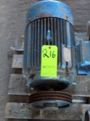 Helas Electric 15 KW Drive Motor, Type 160L, S/N 1041 with Belt Drive End EUR 50.00 Euro Rigging &