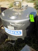 Japy Aprox. 320 L/85 Gal. Jacketed S/S Farm Tank with Hinged Lid, Twin Blade Prop, Motor with