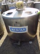 JAPY ,650L , S/S Jacketed Farm Tank , Twin Blade Prop ,Motor With Freon Condenser and Control Unit,
