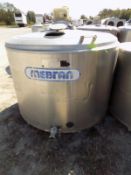 ALFA LAVAL , 1030L, S/S Jacketed Farm Tank With Twin Blade Prop , With Hinged Lid , Motor With Freon