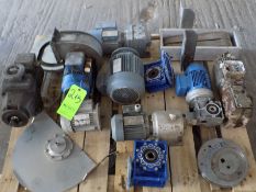 Assorted Motors, Conveyor Drives From Ilpra Machine, Gears and Timing Gears from Cup Filling Machine
