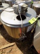 Ermicon (Packo) Aprox. 200L/52 Gal. S/S Jacketed Farm Tank with Hinged Lid, Twin Blade Prop, Motor