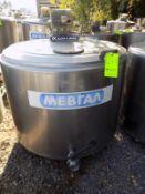 ALFA LAVAL , 500L, S/S Jacketed Farm Tank With Twin Blade Prop , With Hinged Lid , Motor With