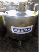 JAPY ,320L , S/S Jacketed Farm Tank , Twin Blade Prop ,Motor With Freon Condenser and Control Unit,