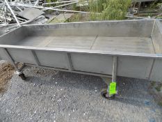 Aprox. 267 cm L x 90 cm W x 28 cm Deep S/S Brine Tank (Utilized for Feta Cheese) (NOTE: ID Not