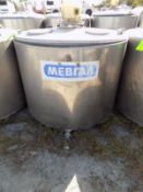 JAPY ,750L , S/S Jacketed Farm Tank , Twin Blade Prop ,Motor With Freon Condenser and Control Unit,