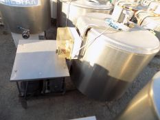 Ermicon (Packo) 200L/52 Gal. S/S Jacketed Farm Tank, Twin Blade Prop, Motor with Freon Condenser and