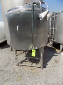 S/S Double Jacketed Heated S/S Tank with Top Manhole Cover (Previously Utilized for Cheese (NOTE: ID