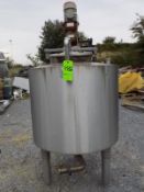 Vertical Jacketed High Shear S/S Mixing Tank with Manhole and Outlet, DIN 50 EUR 100.00 Euro Rigging