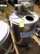 Japy Aprox. 320 L/85 Gal. Jacketed S/S Farm Tank with Hinged Lid, Twin Blade Prop, Motor with