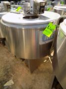Ermicon (Packo) Aprox. 200L/52 Gal. S/S Jacketed Farm Tank with Hinged Lid, Twin Blade Prop, Motor