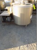 Ermicon (Packo) 200L/52 Gal. S/S Jacketed Farm Tank, Twin Blade Prop, Motor with Freon Condenser and