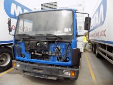 Mercedes Milk Delivery Truck with Polarus Fridge Truck Body, Thermo King V-500 Reefer Unit, Right