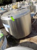 ALFA LAVAL , 1030L, S/S Jacketed Farm Tank With Twin Blade Prop , With Hinged Lid , Motor With Freon