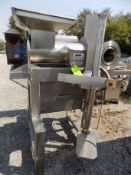 S/S Single Auger with Feed Hopper and (2) Drives (NOTE: ID Plate Not Available) (Utilzied for