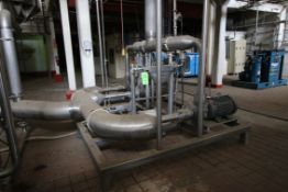 Recirculation Skid Equipped with (4) Centrifugal Pumps, Including (3) AMCO 25 HP & Wright Flow P