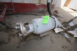 Fristam 15 hp Liquid Ring Centrifugal Pump, Model FZX2250, SN 1002007, with 2 1/2