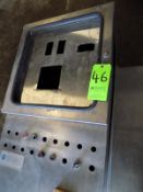 Empty S/S Control Cabinets - Dimensions 160cm x 58cm 24cm (LxWxH) and 120cm x 100cm x 28cm (LxWxH)