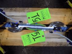 Bardiani Air Actuator S/S Butterfly Valve with Giotto Top and 80 cm Outlets (NEW)