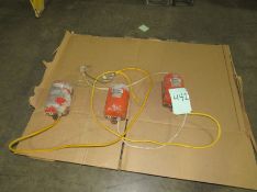 Lot of 3 Syntron Magnetic Vibratory Model V-20; 115V; 60 HZ; 2.00 Amps. Free removal and loading.