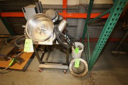 Rietz Disintegrator, Model RP-6-K115, S/N RP-652011 with 13″ Blade Area, 10″ S/S Feed Hopper, 4″ O